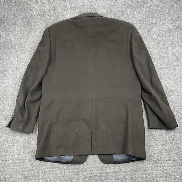 Ermenegildo Zegna Blazer Jacket 100% Cashmere Men Size 44R Sport Coat Black - Picture 2 of 12